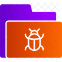 Folder Virus Virus Bee Icon