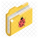 Spam File Spam Folder Folder Virus Icon