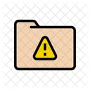Folder Files Warning Icon