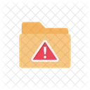 Exclamation Folder Warning Icon