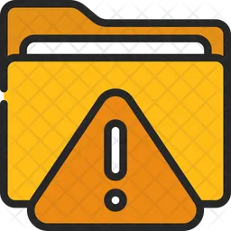 Folder warning  Icon