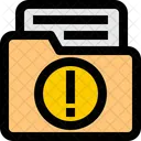 Folder Warning  Icon