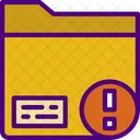 Folder Warning  Icon