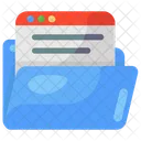 Folder Website  Icon