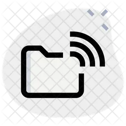 Folder Wireless  Icon