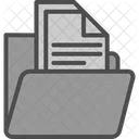 Folder With Files Folder Link Icon
