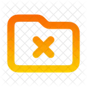 Folder Xmark Icon