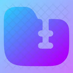 Folder Zip  Icon