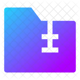 Folder Zip  Icon