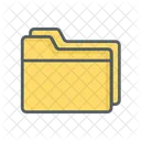 Folders Storage Data Icon