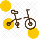 Folding Bicycle Portable Bike Icon