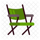 Folding Chair Seat Outdoor Icon