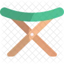 Folding Chair Foldable Chair Camping Icon