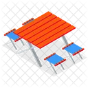 Folding Table  Icon