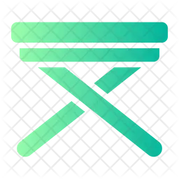 Folding Table  Icon