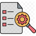 Folha De Configuracoes Engrenagem Roda Dentada Ícone