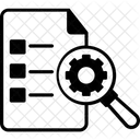 Folha De Configuracoes Engrenagem Roda Dentada Ícone