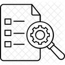 Folha De Configuracoes Engrenagem Roda Dentada Ícone