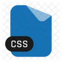 Css Folhas De Estilo Em Cascata Formato Documento Ícone