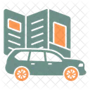 Folheto Carro Automovel Ícone