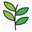 Foliage Bold Fun Foliage Memphis Leaves Bold Fun Icon