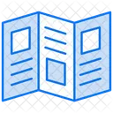 Folleto Volante Pancarta Icono