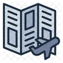 Folleto Volante Panfleto Icono