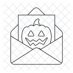 Folleto de halloween  Icono