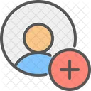 フォロー、交流、友達追加 アイコン