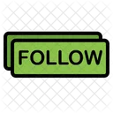 Follow Button Follower Icon