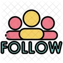 Follow Social Media Join Icon
