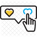 Follow Like Comment Icon