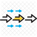 Follow Move Travel Icon