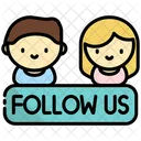 Follow Us Social Media Follow Icon