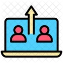 Followers Growth Business Analysis Icon