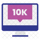 Social Media Like Follower Icon