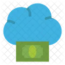 Fondo En La Nube Dinero En La Nube Moneda En La Nube Icon