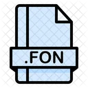 Fon Arquivo Extensao De Arquivo Icon