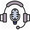 Fone De Ouvido Microfone Gravacao Ícone