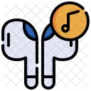 Música de fones de ouvido  Icon