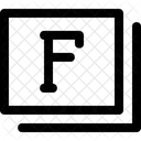 Font Letter Ui Icon