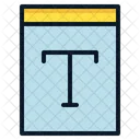 File Font Text Icon