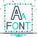 Font Script Type Icon