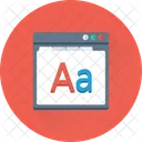 Font Alphabet Webpage Icon