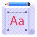 글꼴 디자인  아이콘