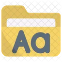 Font Folder  Icon