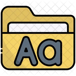 Font Folder  Icon