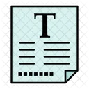 Font Letter  Icon