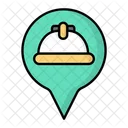 Trabajador Ubicacion Mapa Icon