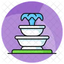 Fonte Agua Sprinkler Icon